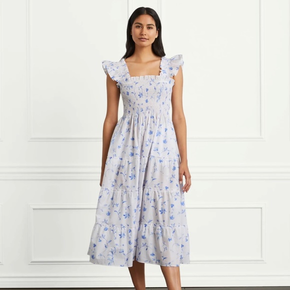 Hill House Dresses & Skirts - Hill House The Ellie Nap Dress XS in Blue Botanical